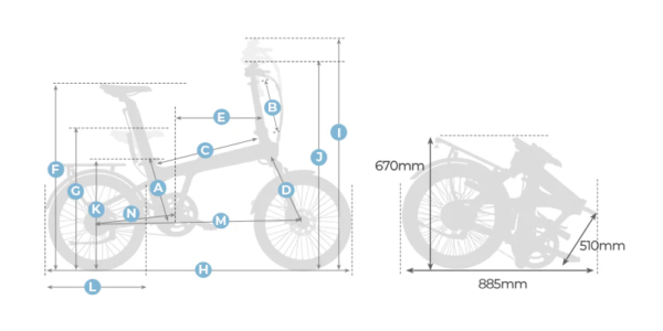 carhry ADO Air 20 Ultra 2026 Faltbares Elektrofahrrad