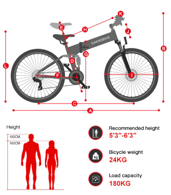 sternenfahrrad98419-a850-4529-a445-246514e3dcd7 SAMEBIKE LO26-II-YD 900W E-Bike Klappbar 26 Zoll, 48V 14Ah Akku