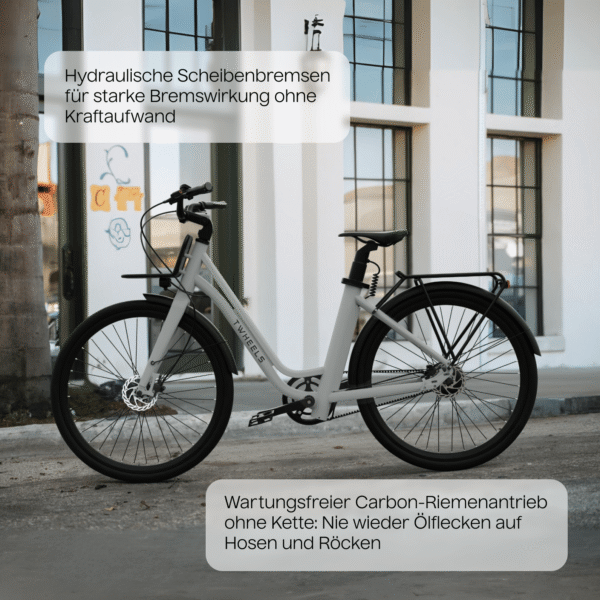 E-Bike-City-Classic-TWHEELS-6.png TWHEELS E-Bike City Classic – 26", Carbon-Riemenantrieb