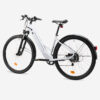 Rockrider E-Trekkingvelo E-ACTIV 100 – hoher Rahmen, Perl-Grau