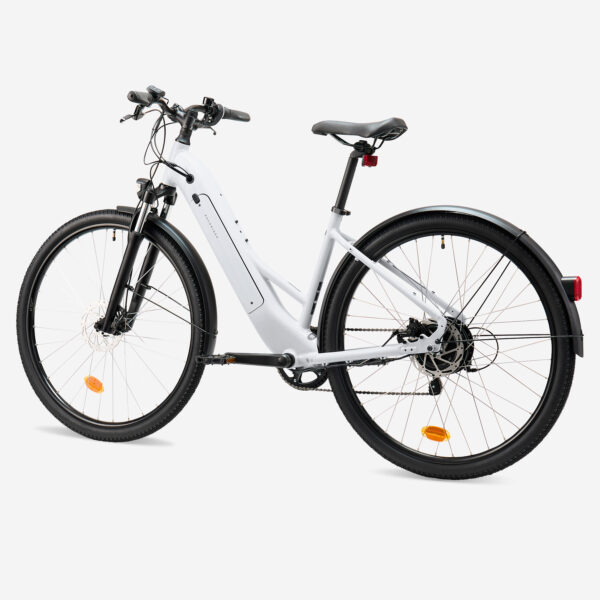 Rockrider E-Trekkingvelo E-ACTIV 100 – hoher Rahmen, Perl-Grau
