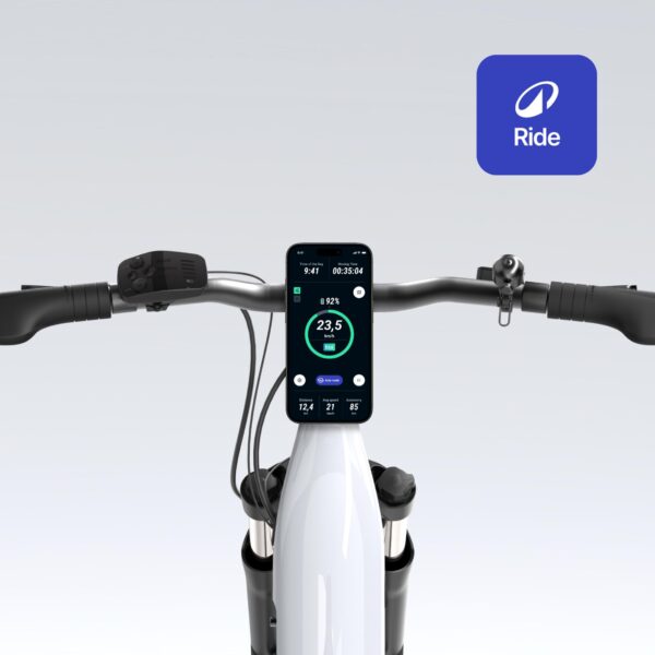 Rockrider E-Trekkingvelo E-ACTIV 100 – hoher Rahmen, Perl-Grau