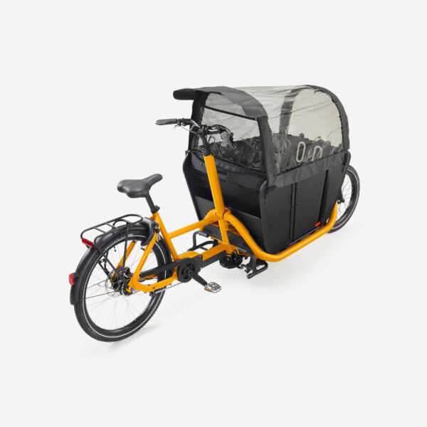 Btwin E-Cargobike Long John F900E Family – Gelb