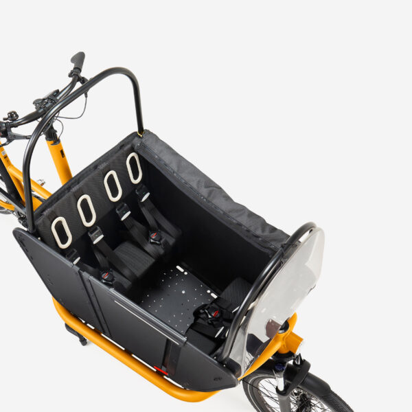 Btwin E-Cargobike Long John F900E Family – Gelb