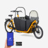 Btwin E-Cargobike Long John F900E Family – Gelb