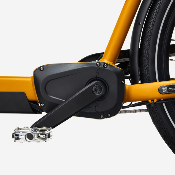 Btwin E-Cargobike Long John F900E Family – Gelb