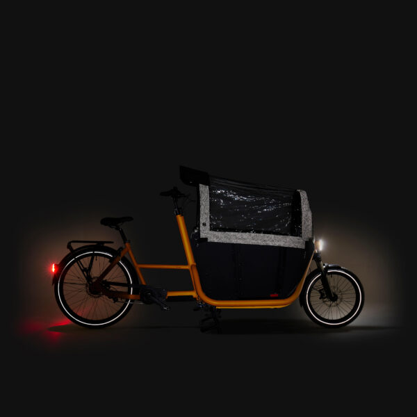 Btwin E-Cargobike Long John F900E Family – Gelb