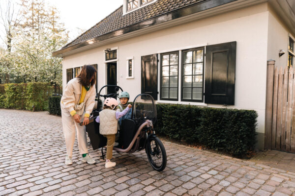 Btwin E-Cargobike Long John F900E Family – Gelb
