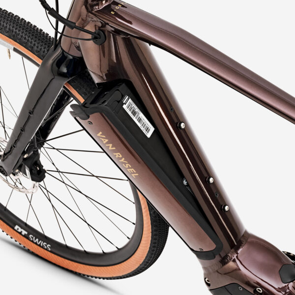 Van Rysel E-Gravelbike E-GRVL AF MD – SRAM Apex XPLR 1x12, Brose Mittelmotor, Mahagonibraun