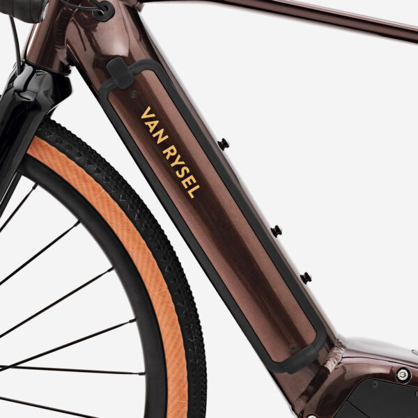 Van Rysel E-Gravelbike E-GRVL AF MD – SRAM Apex XPLR 1x12, Brose Mittelmotor, Mahagonibraun