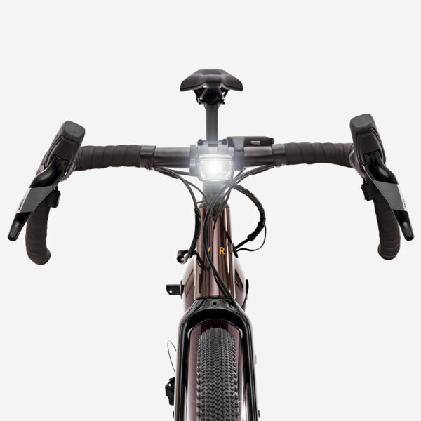 Van Rysel E-Gravelbike E-GRVL AF MD – SRAM Apex XPLR 1x12, Brose Mittelmotor, Mahagonibraun