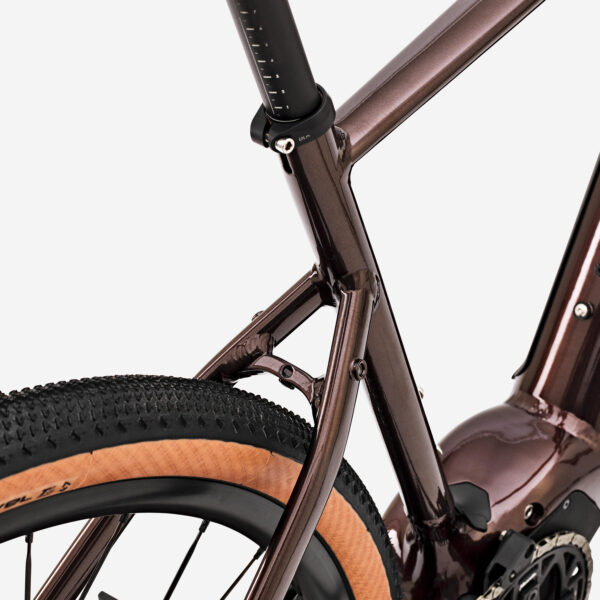 Van Rysel E-Gravelbike E-GRVL AF MD – SRAM Apex XPLR 1x12, Brose Mittelmotor, Mahagonibraun