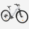 Rockrider E-Trekkingvelo E-ACTIV 100 – hoher Rahmen, Perl-Grau