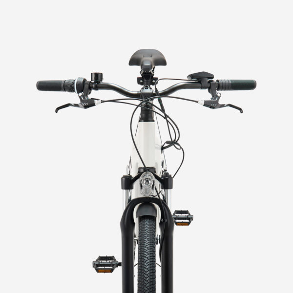 Rockrider E-Trekkingvelo E-ACTIV 100 – hoher Rahmen, Perl-Grau