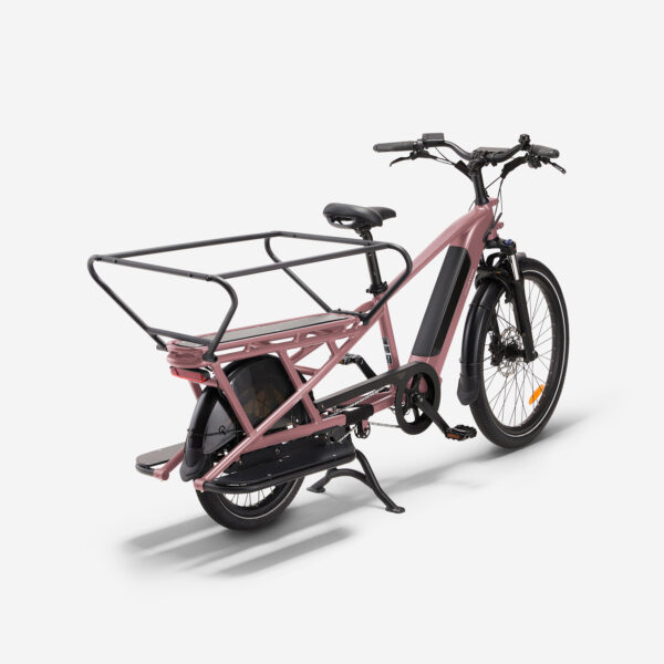 picture-33.jpg Btwin Elektro-Longtail-Cargobike E-THREE 500 – Rosa Taupe