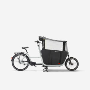 Btwin E-Cargobike Long John F900E Family – Polarweiss